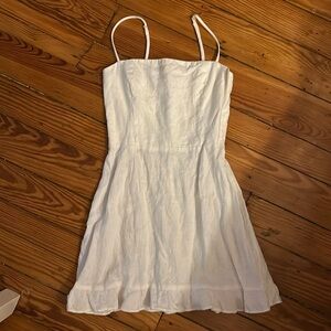 Reformation white dress 4